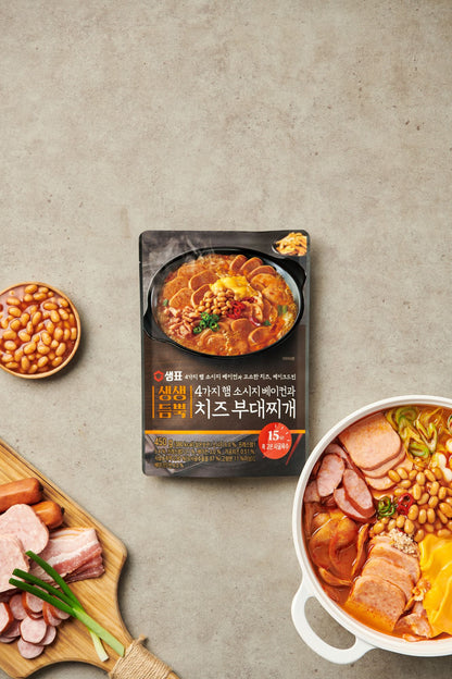 卸売専用 (セムピョ)プデチゲ 450g(2人前) × 12個 韓国食品 レトルトスープ - NAMAN ONLINE STORE
